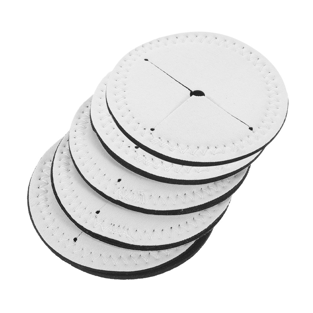 Coaster Sublimation Blank - 5 шт. белых круглых подставок для