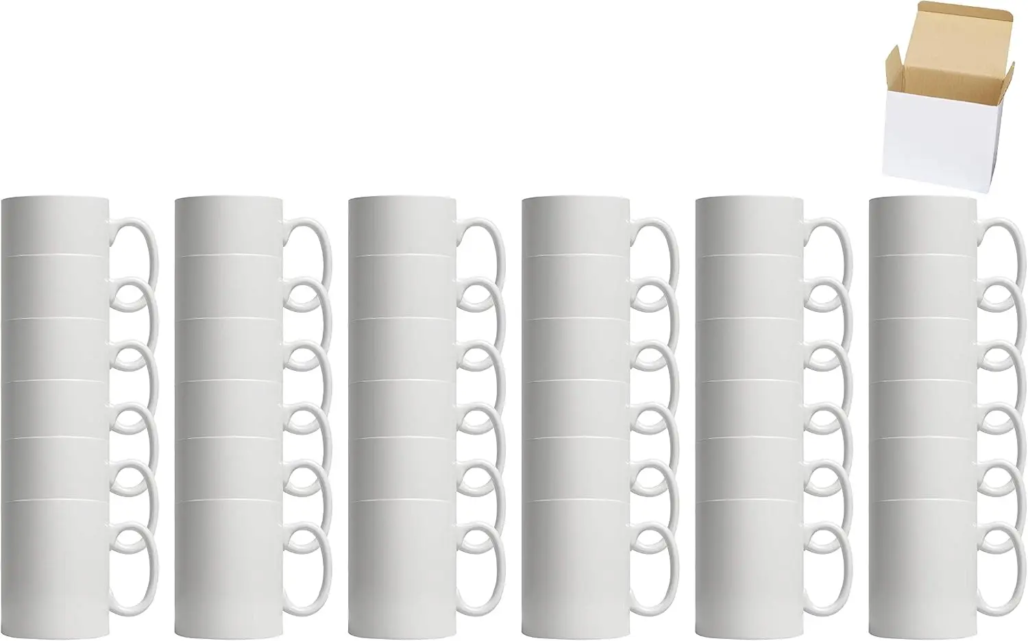 Sublimation Mug White - Белая керамическая кружка для сублимации объемом