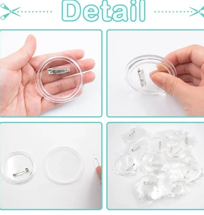 30 шт. акриловых заготовок для – обзор и цена Button Badge Blank