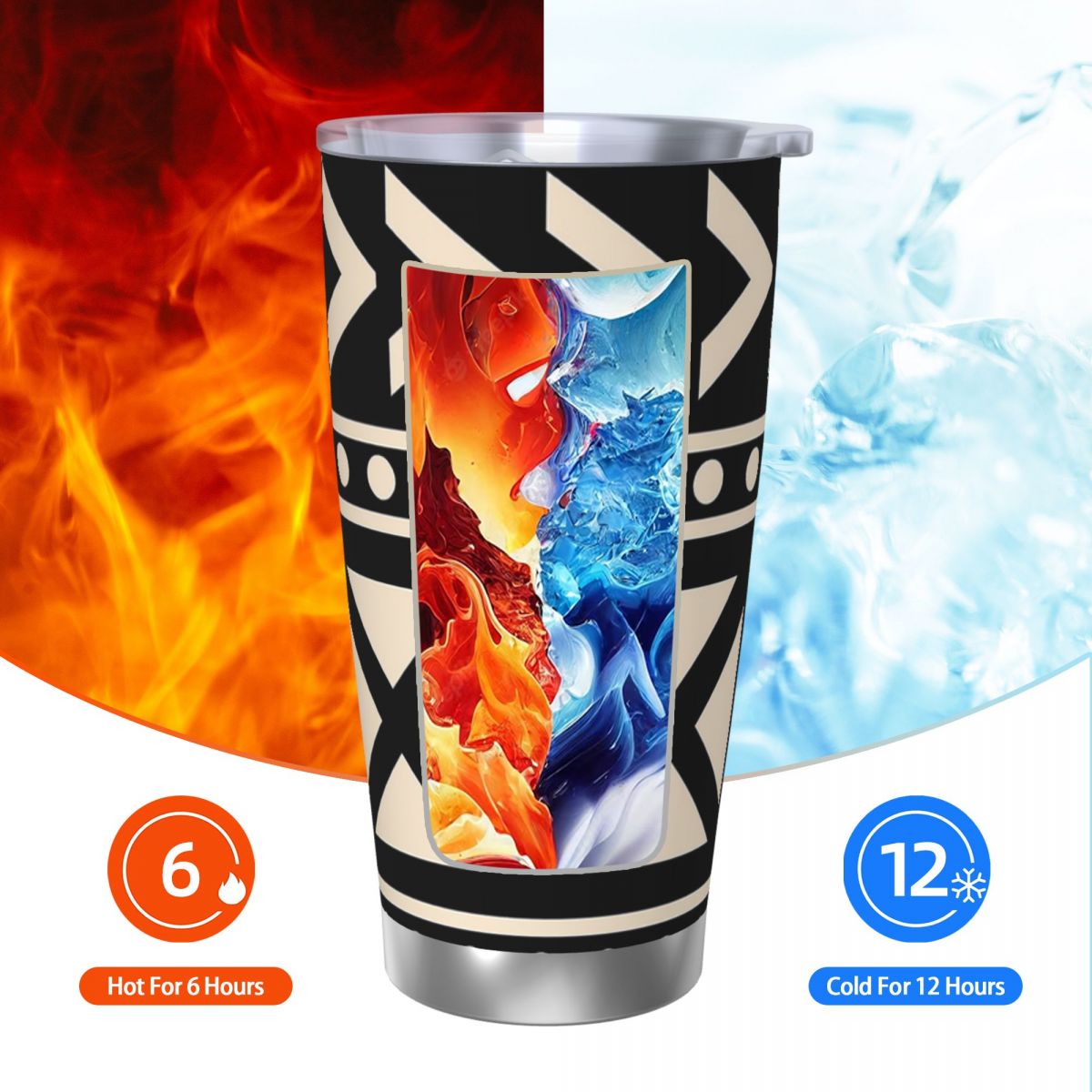 Африканская грязевая ткань, че – обзор и цена Tumbler 20Oz White