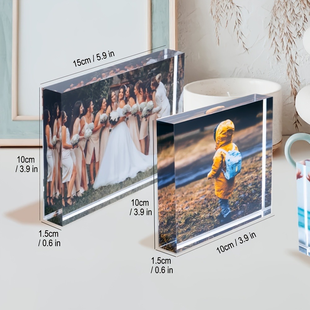 Персонализированный 3D акрилов – обзор и цена Photo Acrylic Block