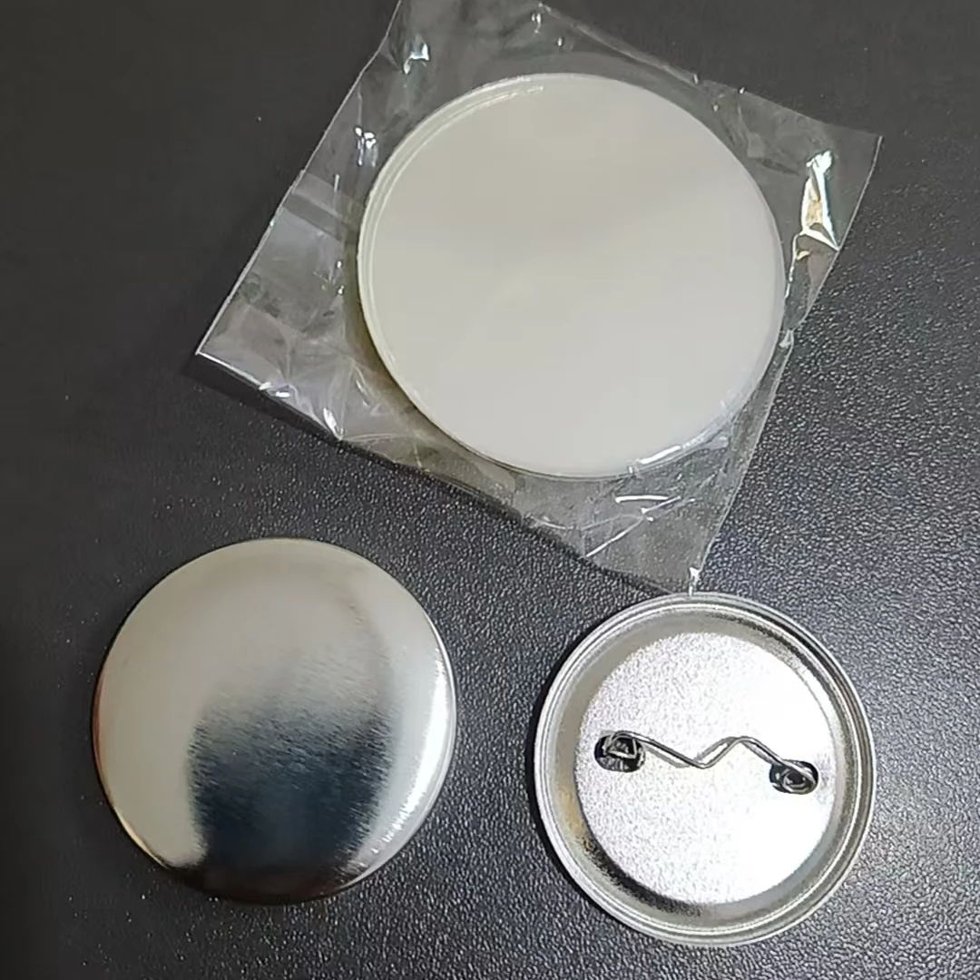 1000 шт. металлических матовых – обзор и цена Button Badge Blank