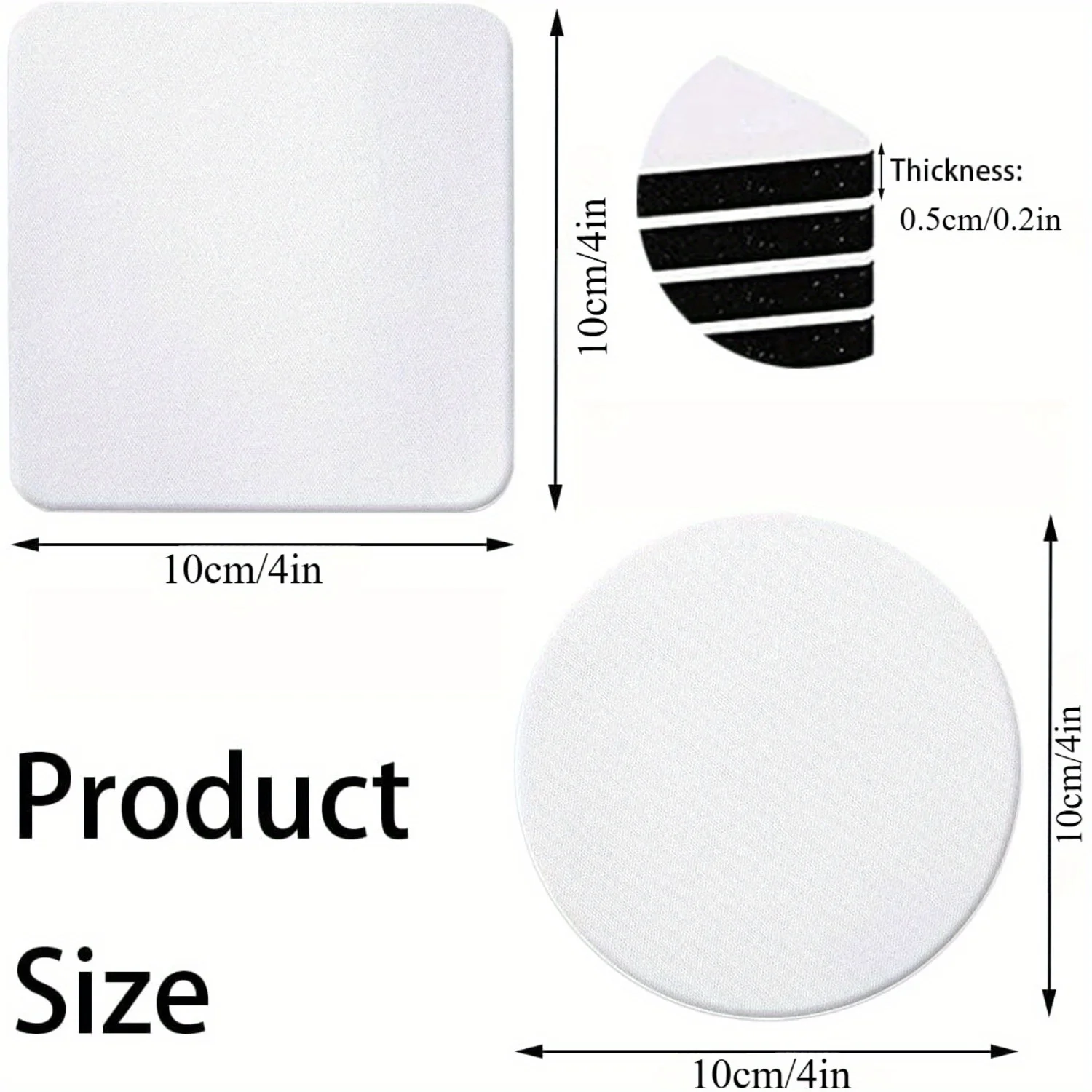 2 шт./партия, коврик для мыши  – обзор и цена Mouse Pad Blank Sublimation