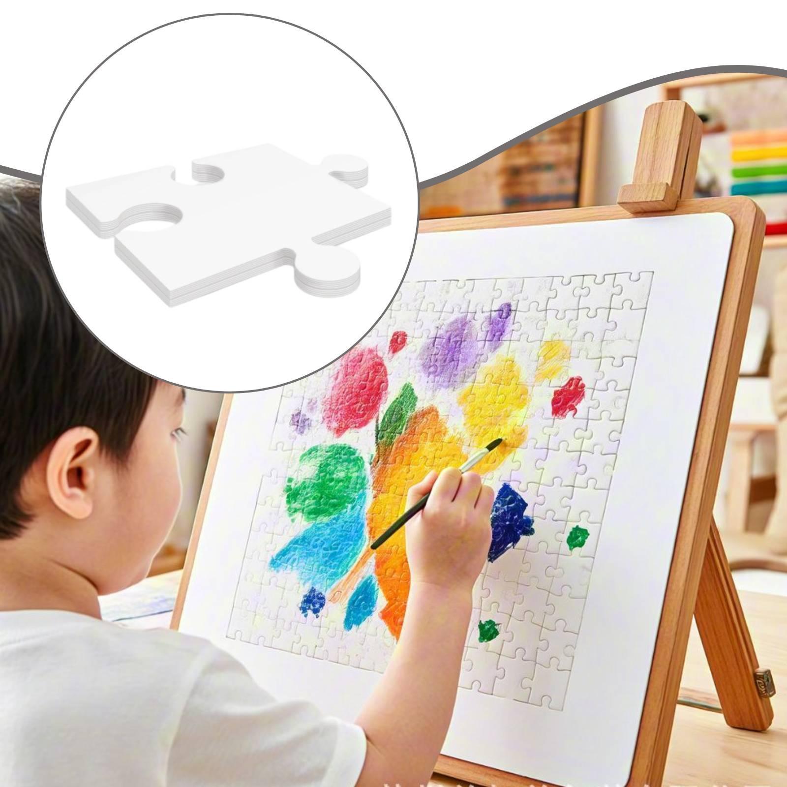 24 белых картонных заготовки д – обзор и цена Puzzle Blank White