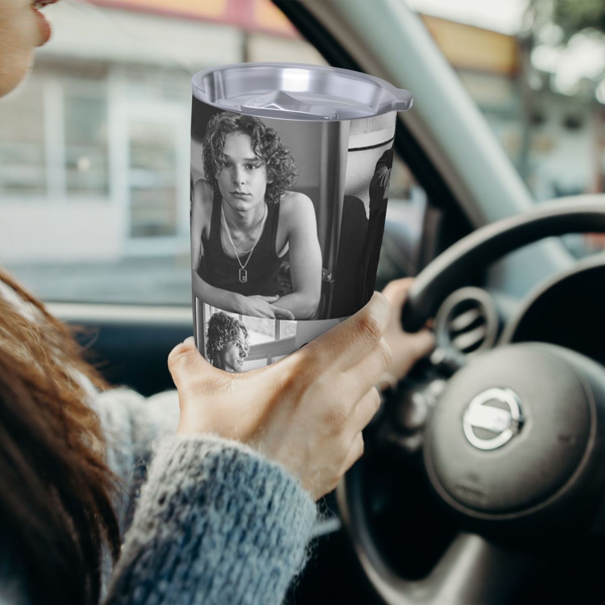 Черно-белый коллаж Mason Thame – обзор и цена Tumbler 20Oz White